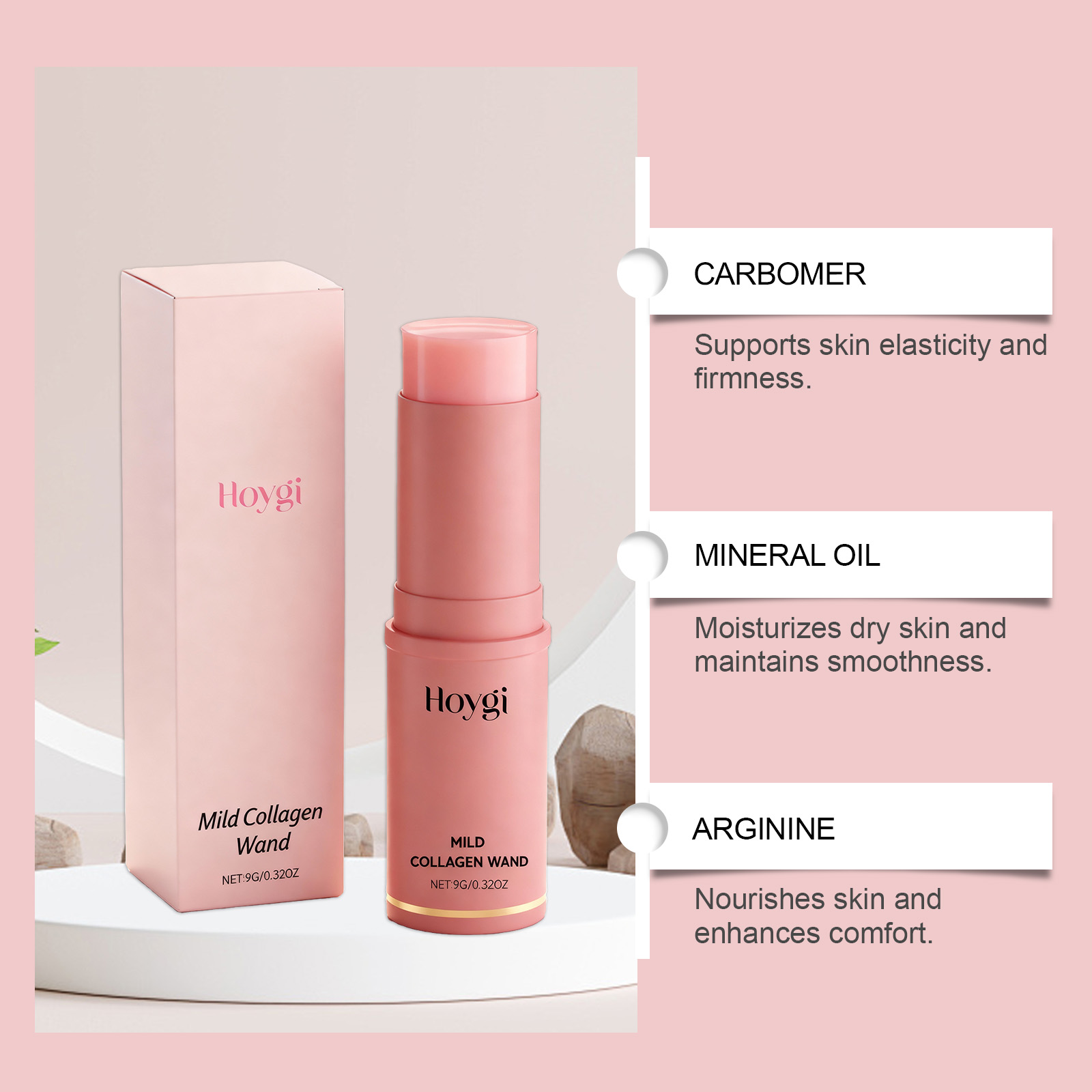 Collagen Pink Hydrating Stick  - огляд і ціна Skincare Basic