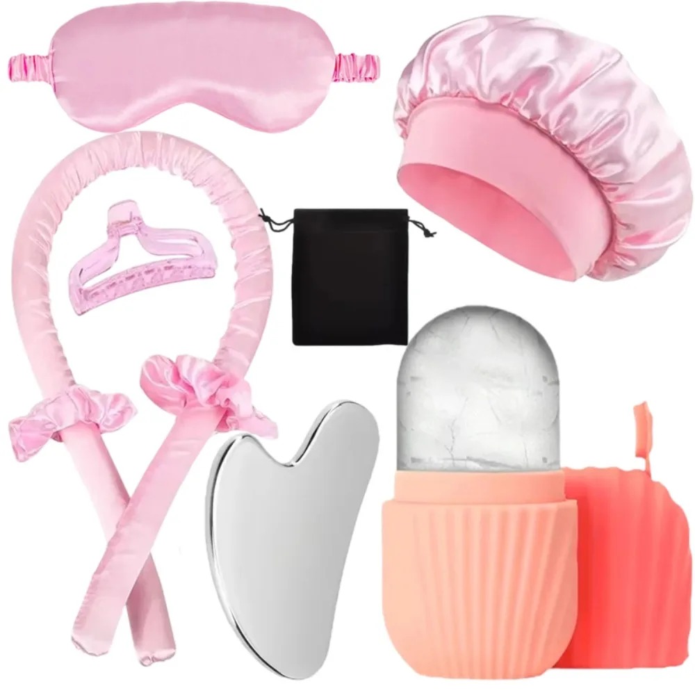 9Pcs Hair Skin Care Set Satin  - огляд і ціна Skincare Skin 1004