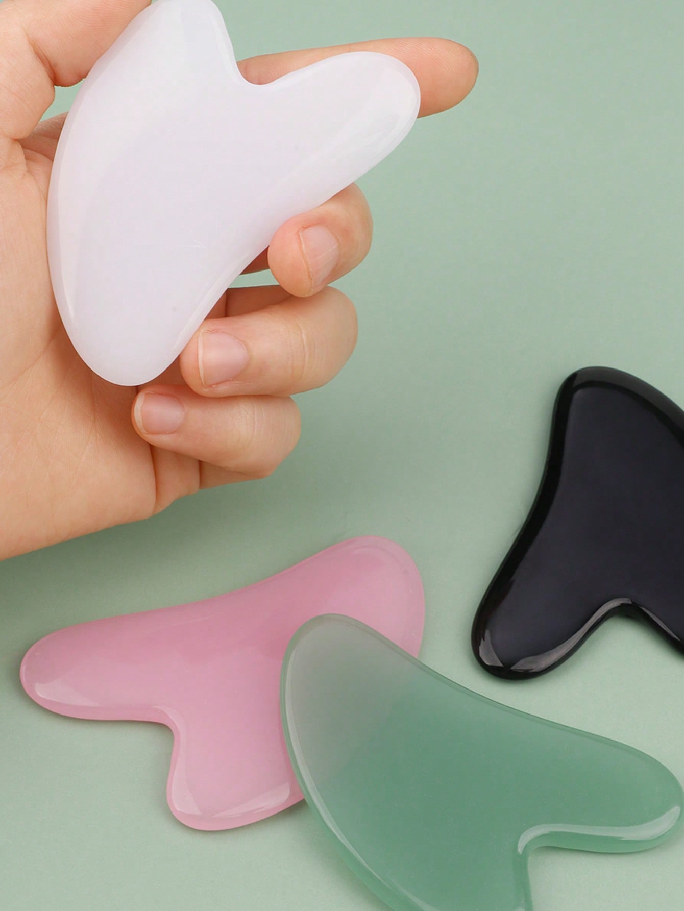 New 2pcs/Set Gua Sha Facial Ma - огляд і ціна Skincare Routine