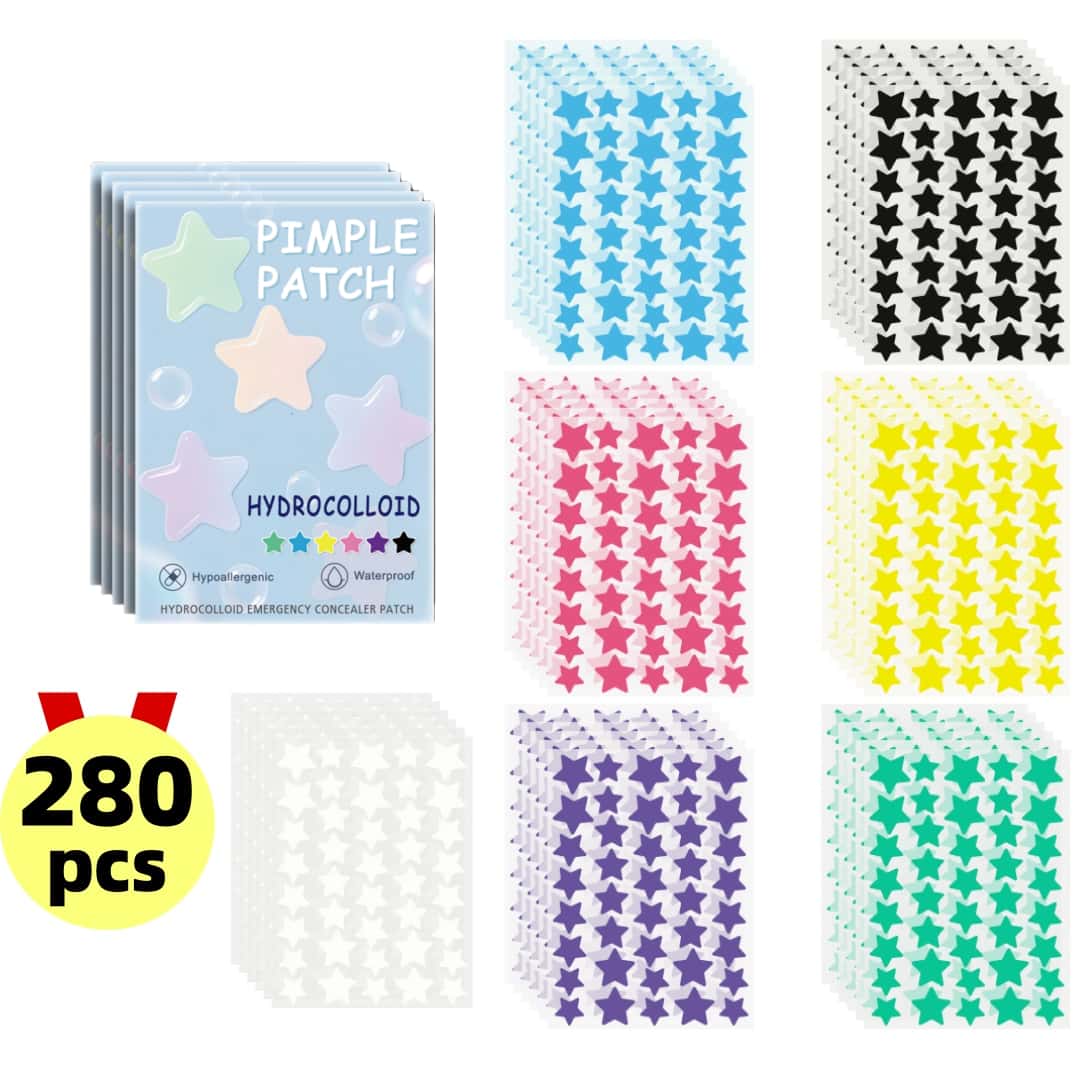 280pcs Star Acne Patch, Waterp - огляд і ціна Skincare Routine