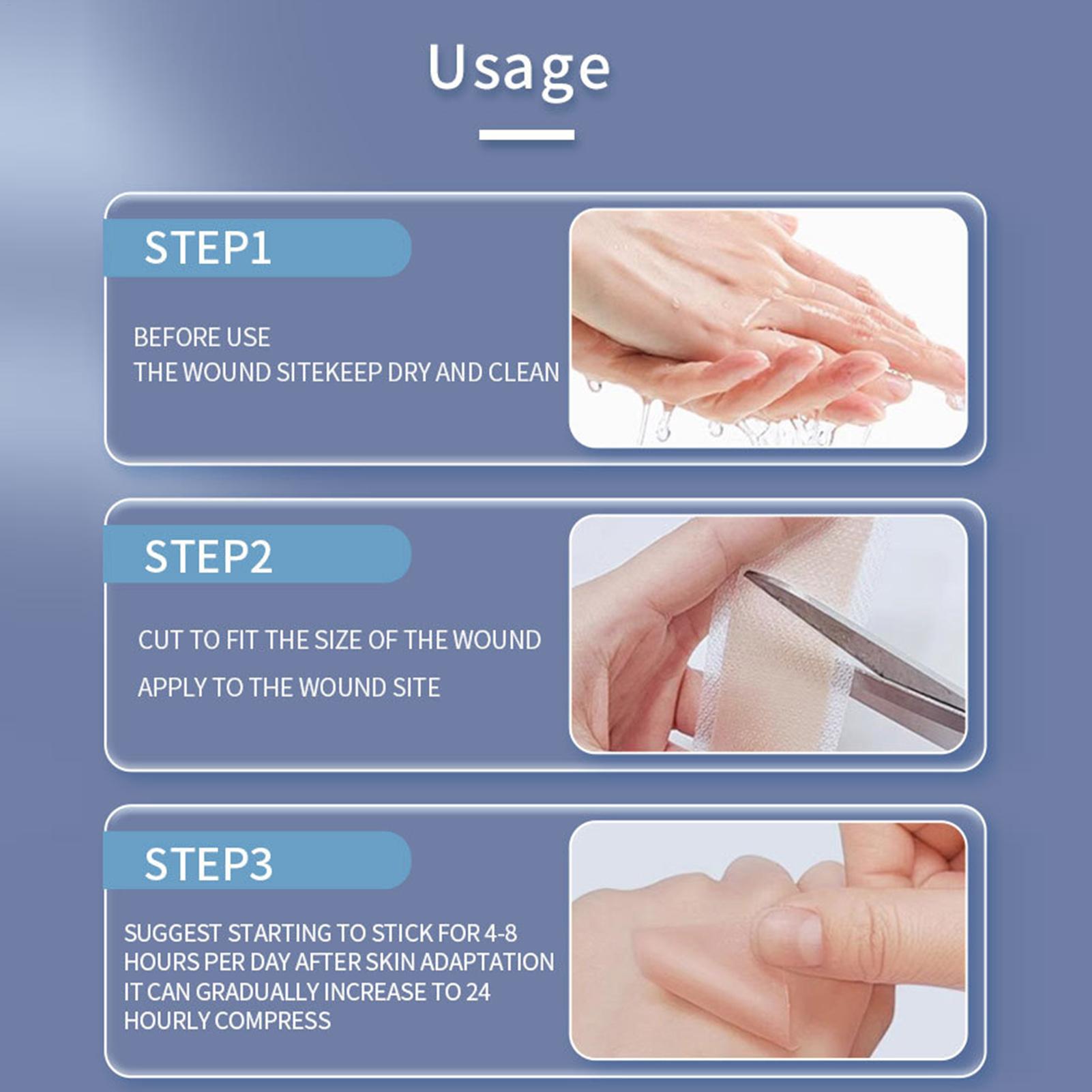 1 Roll Silicone Scar Sheets 4c - огляд і ціна Skincare Collagen
